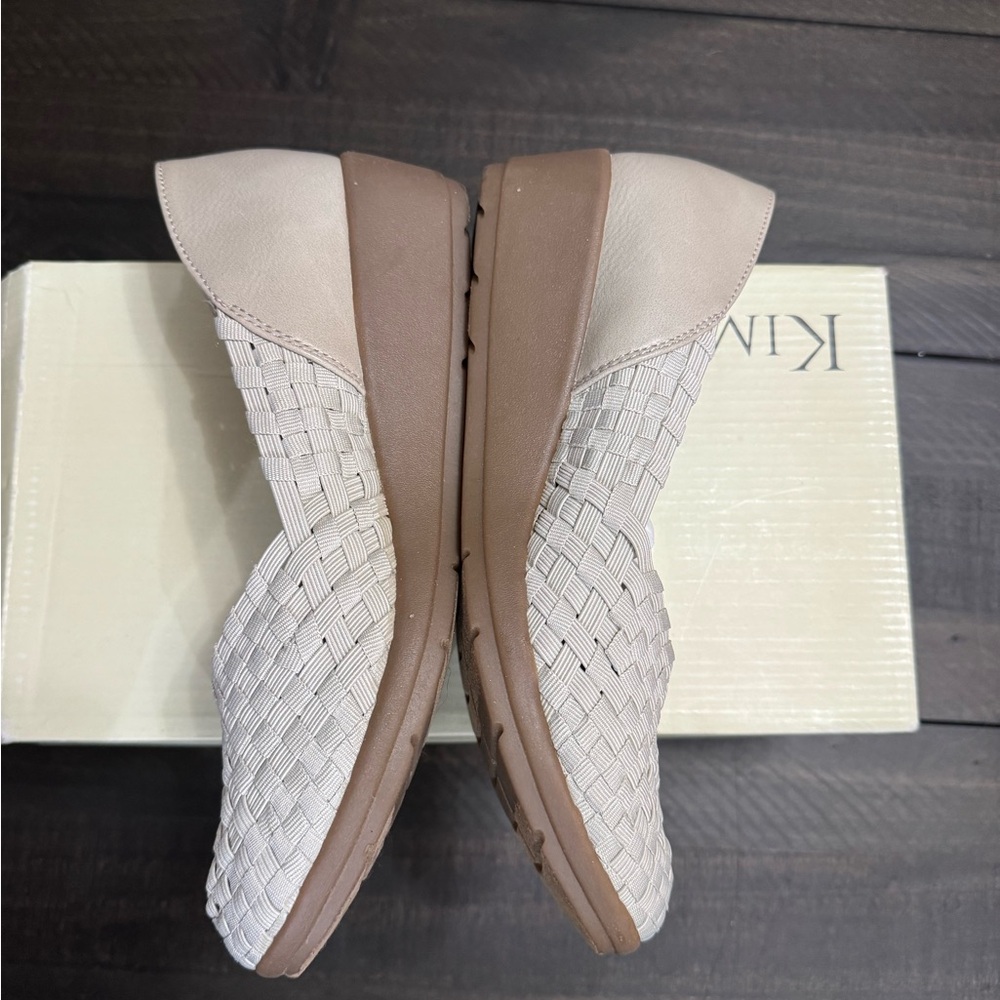 Kim Rogers Magen Flat Woven Wedge Shoes - Picture 6 of 9